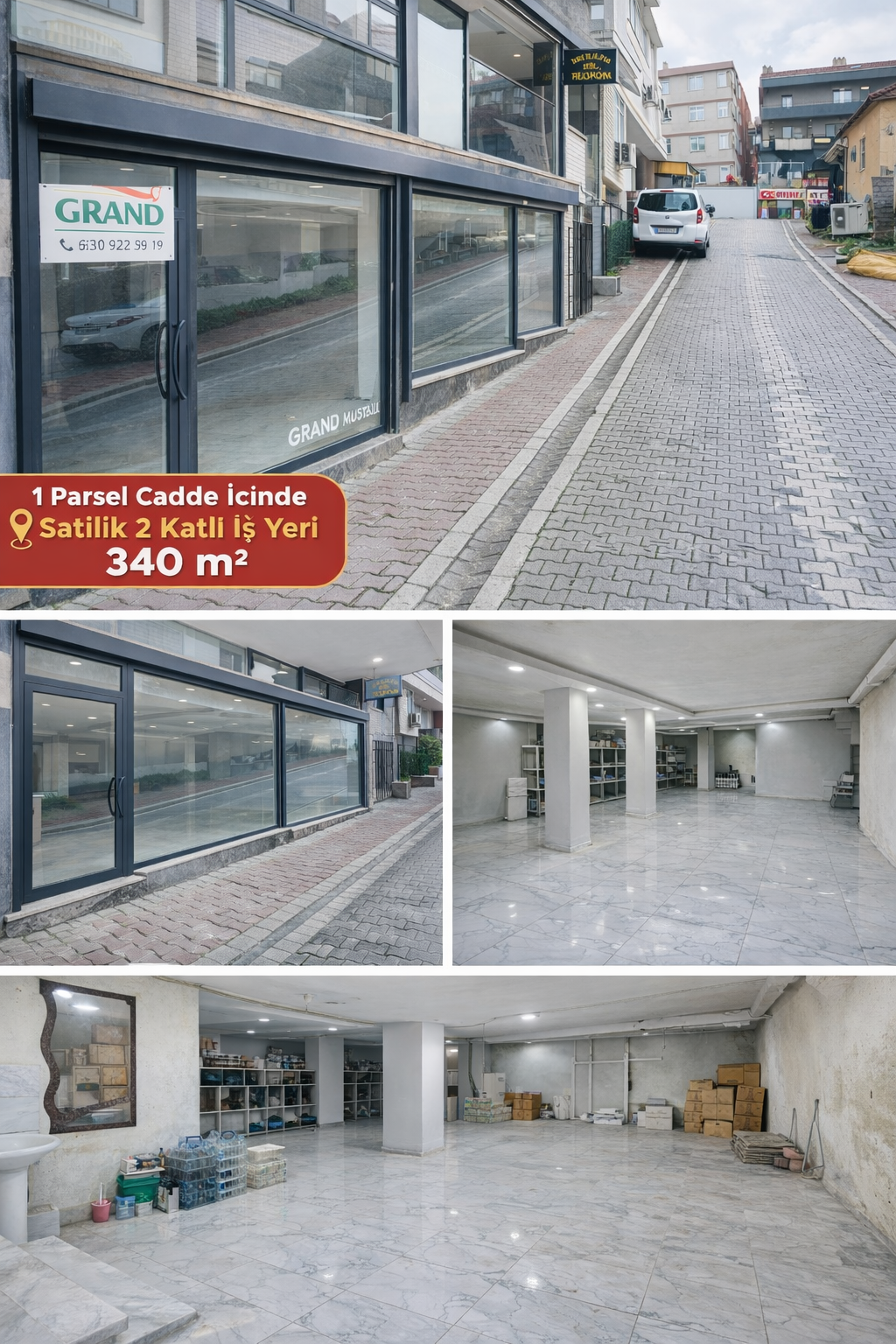 Esenyurt Kıraç Meydana Yürüme 340 m² 2 Katlı Satılık İş Yeri