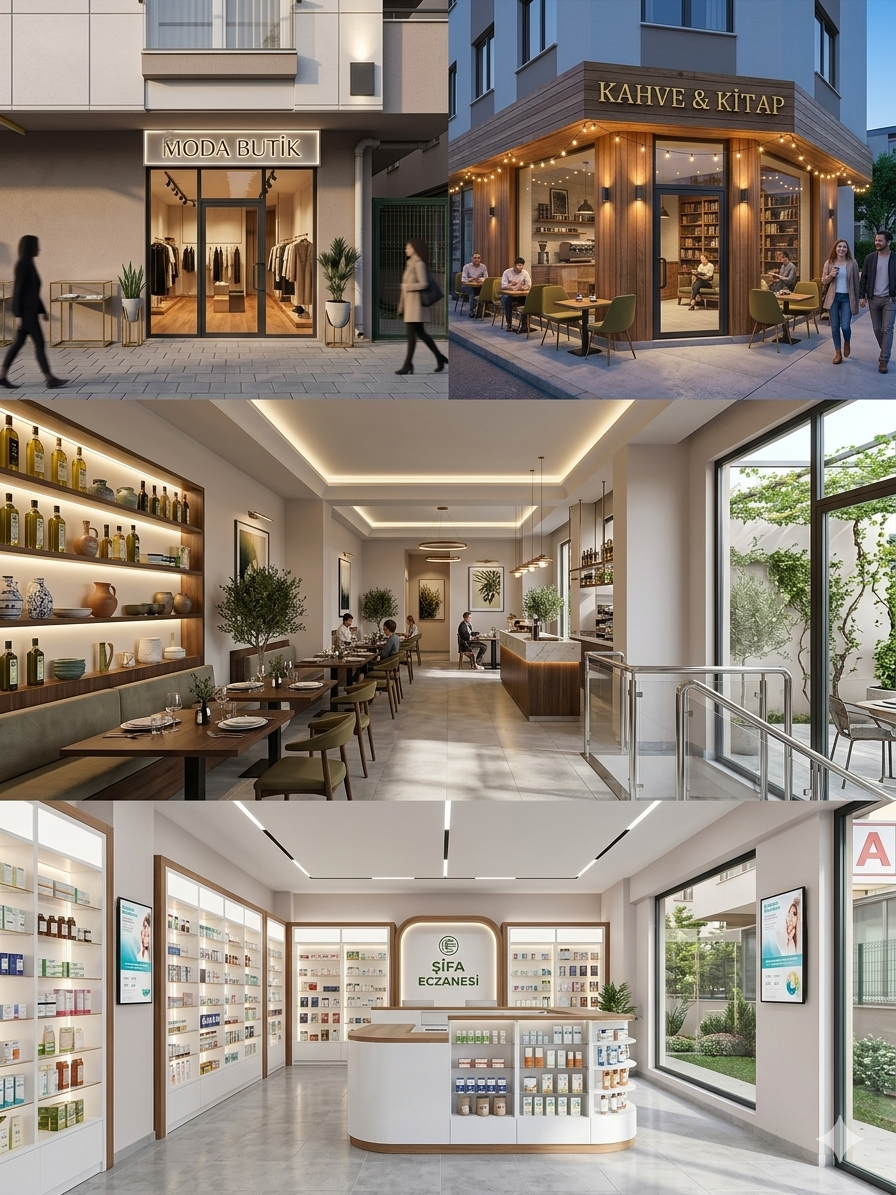 KÜÇÜKÇEKMECE CENNET MAH. CADDE ÜZERİ SIFIR 2 KATLI DÜKKAN | 121 m²